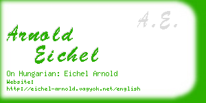 arnold eichel business card